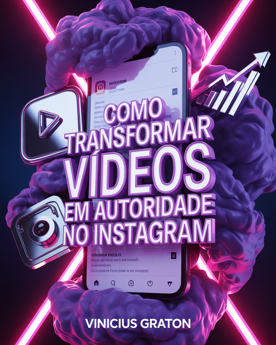 Livro 'Como Transformar Vídeos em Autoridade no Instagram'