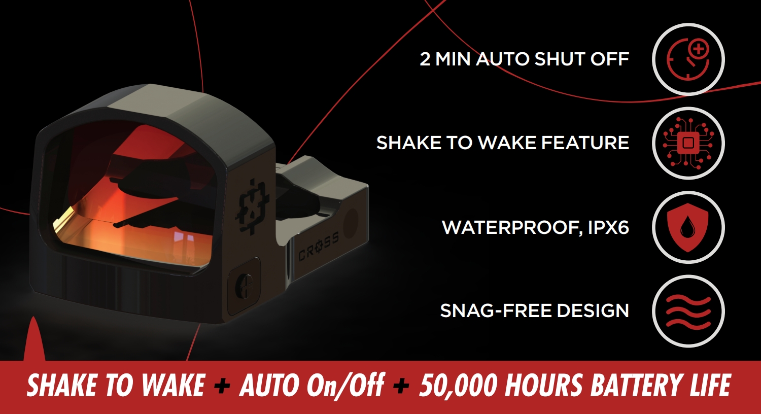 SHADOW Red Dot Optic – RMSc Footprint by Cross Armory