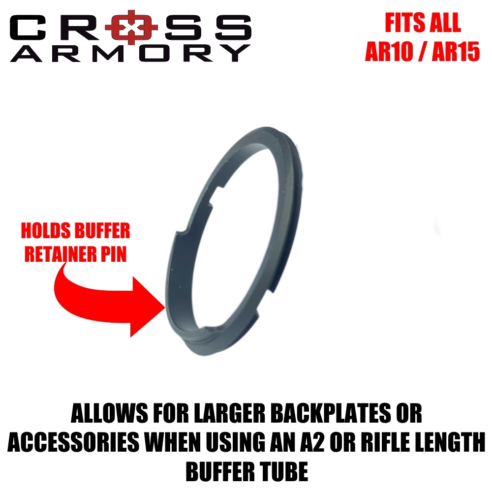 A2 Spacer – Holds the Buffer Retainer Pin for A2 Buffer Tubes and Rifle Length