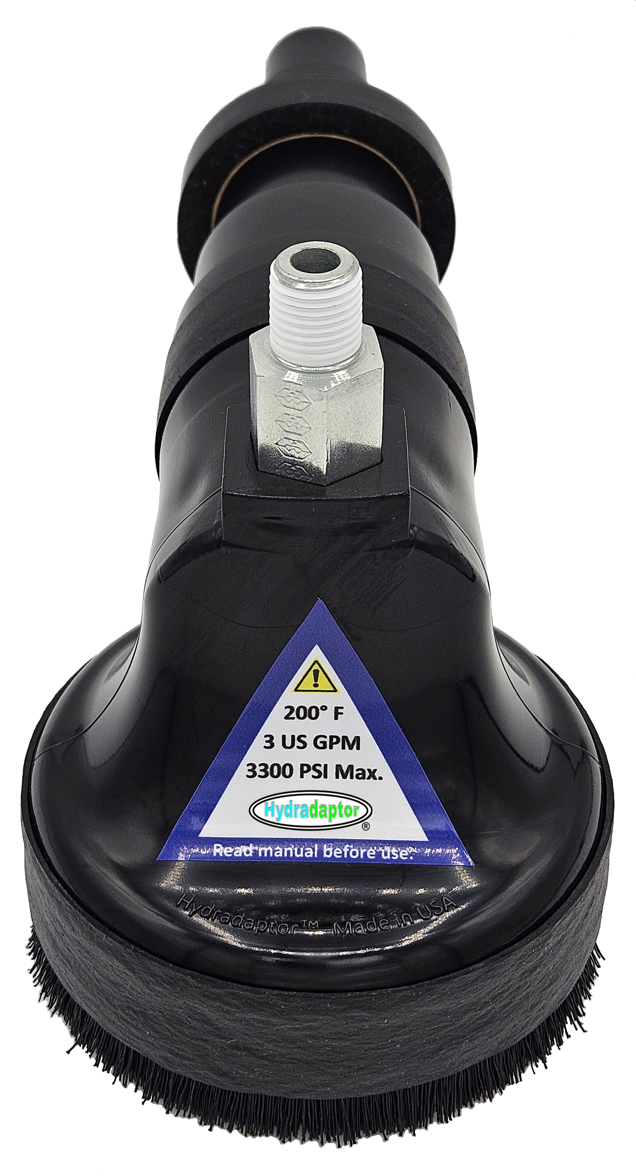 Pressure Washer Tool | Wet Vacuum Accessory | 3300 PSI, 3 GPM | 1" to 2.5" Hose Cuff | Without Spray Gun | Hydrus NPT