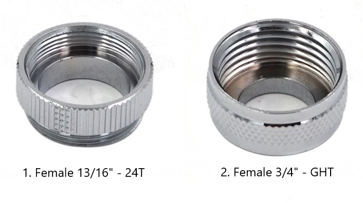 Faucet to garden hose adapters