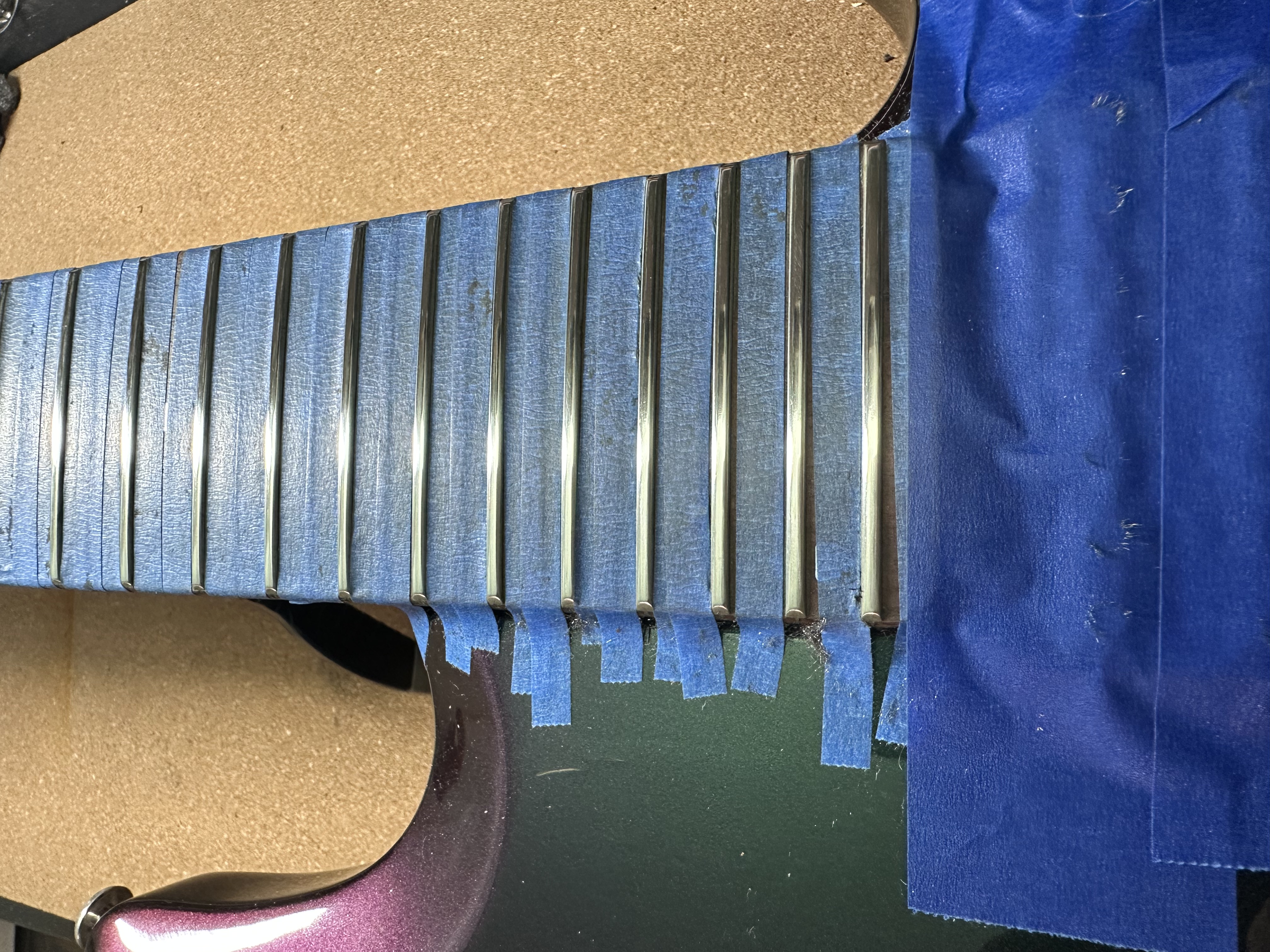 Fret Leveling & Polishing ( 6 Step)