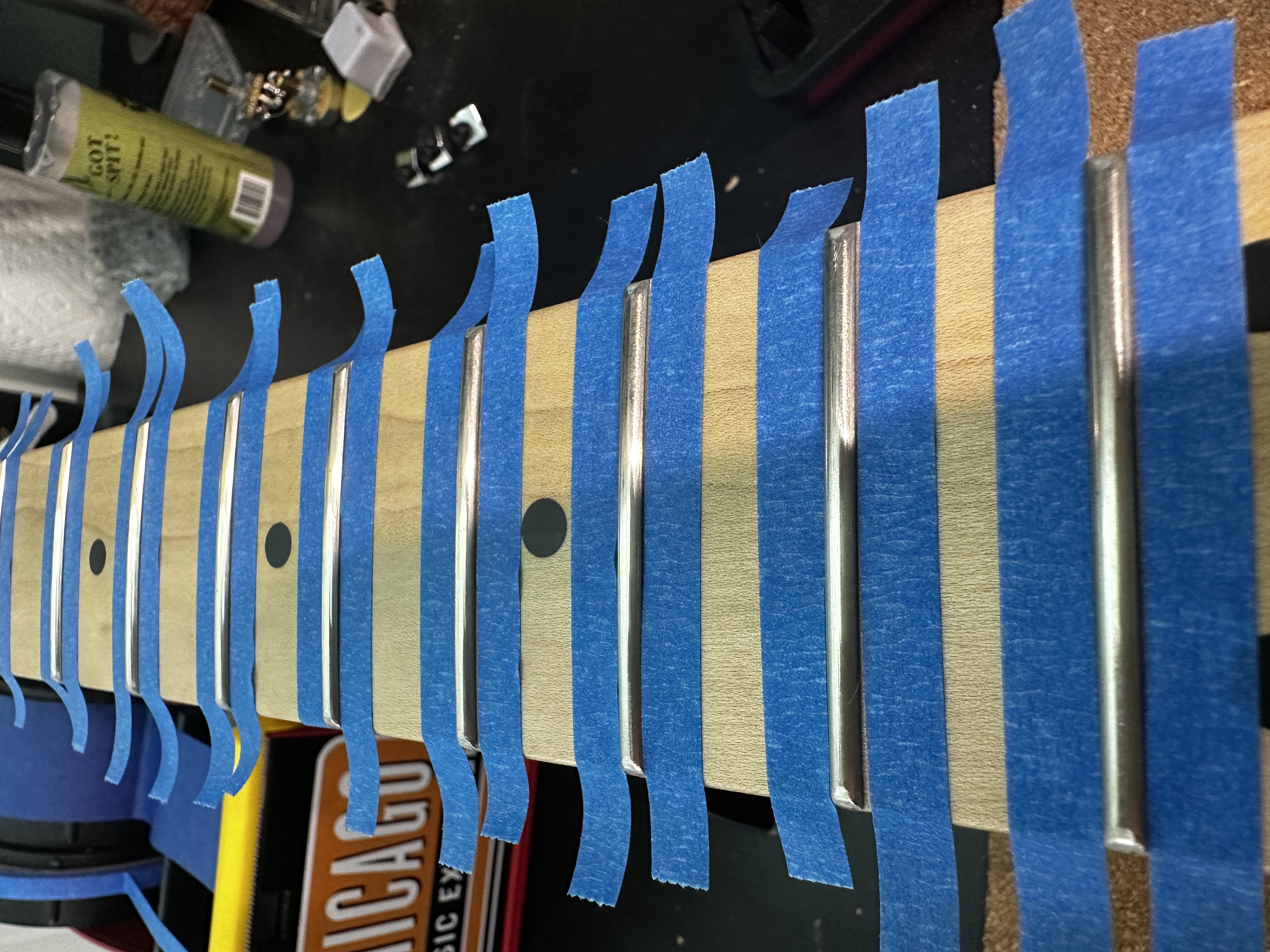 Fret Maintenance & Polishing ( 2 Step)