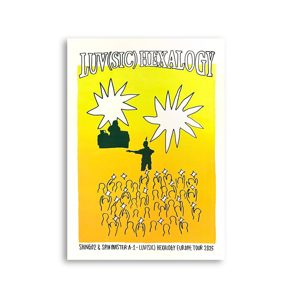 Luv(sic) Hexalogy Tour A3 Silk Screen Poster