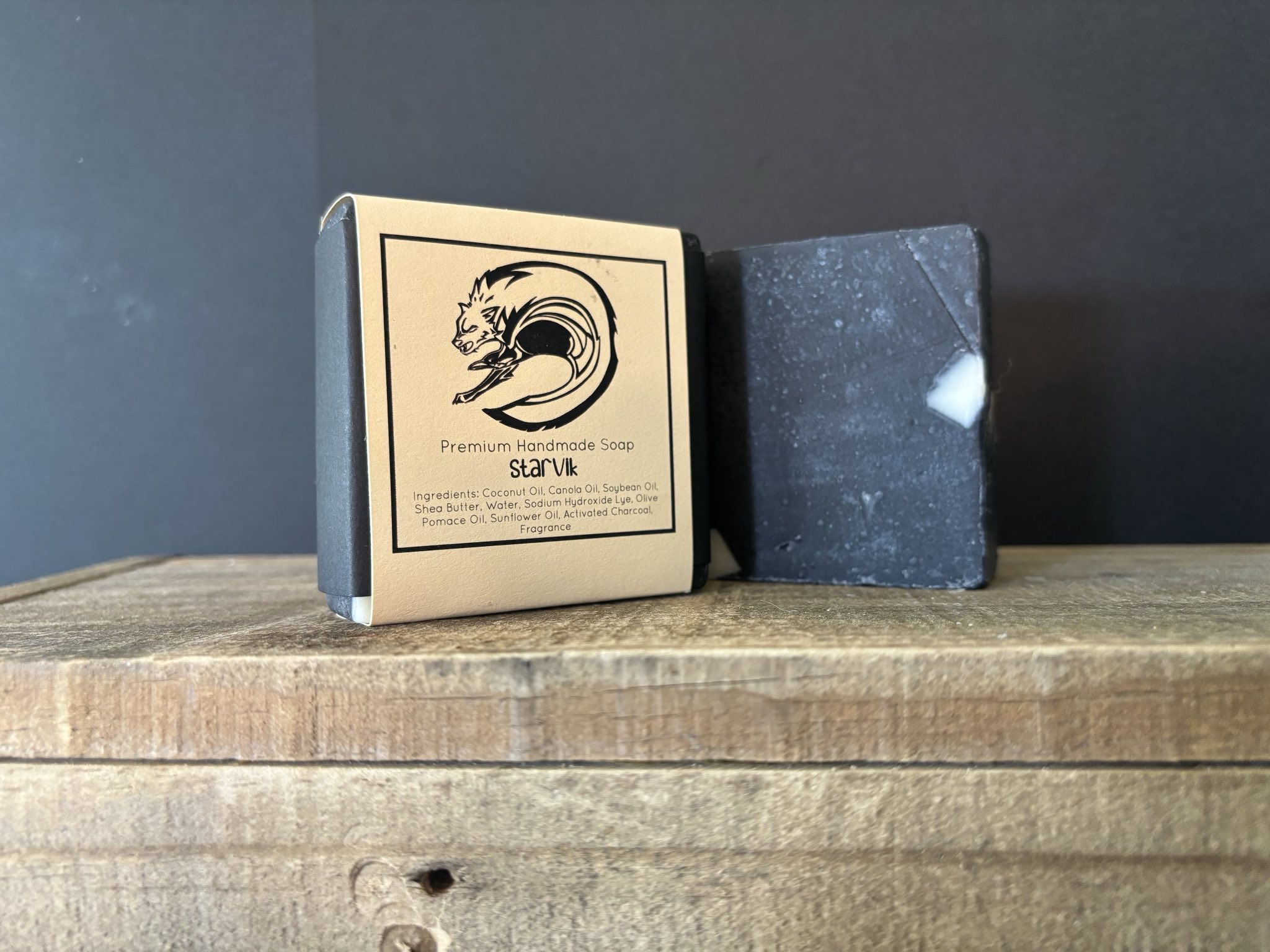 Starvik - Activated Charcoal, Coconut Oil and Shea Butter