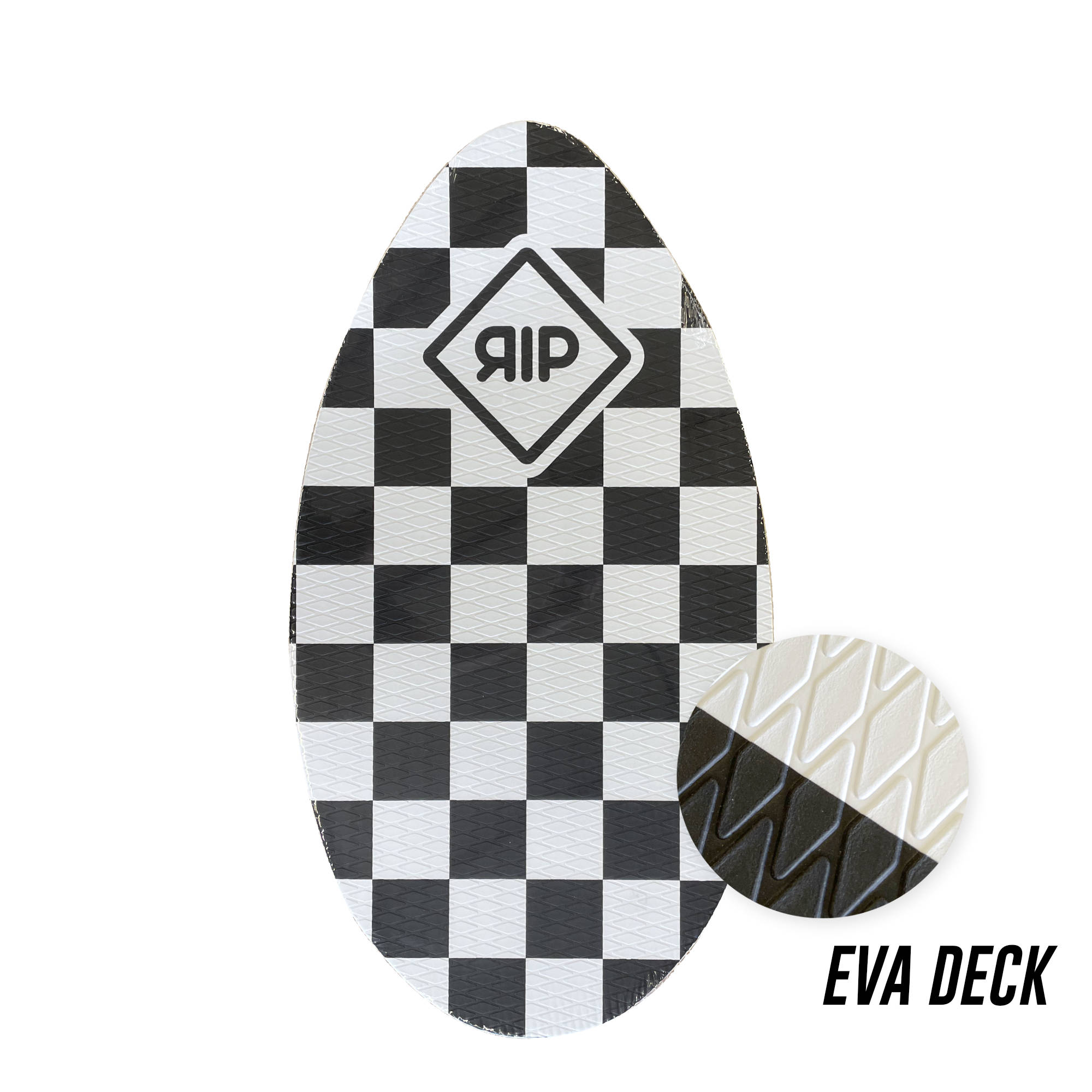 SKIMBOARD CHECKER DESIGN 41''  WOOD EVA PADDED 