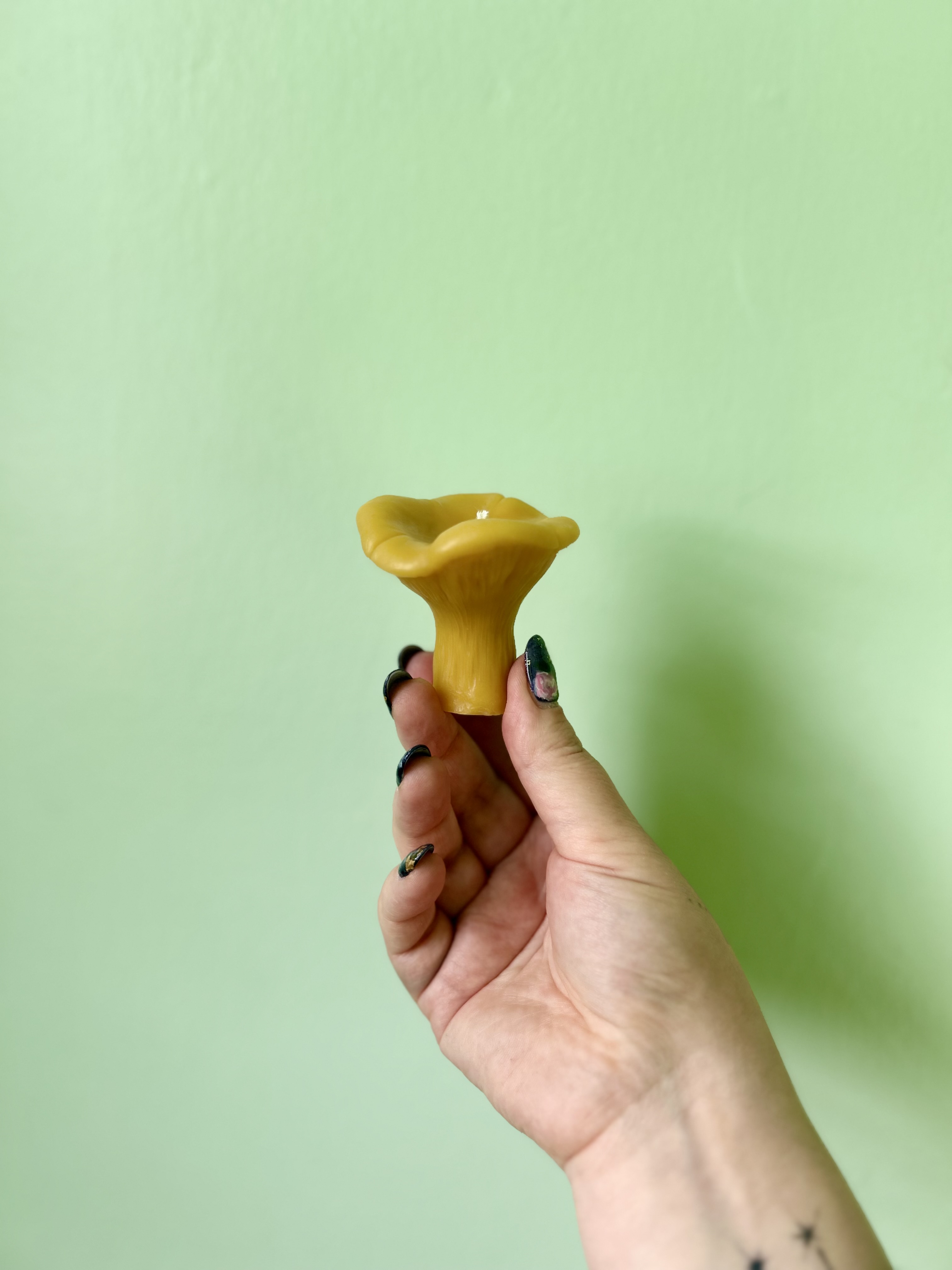 Chanterelle Mushroom Candle