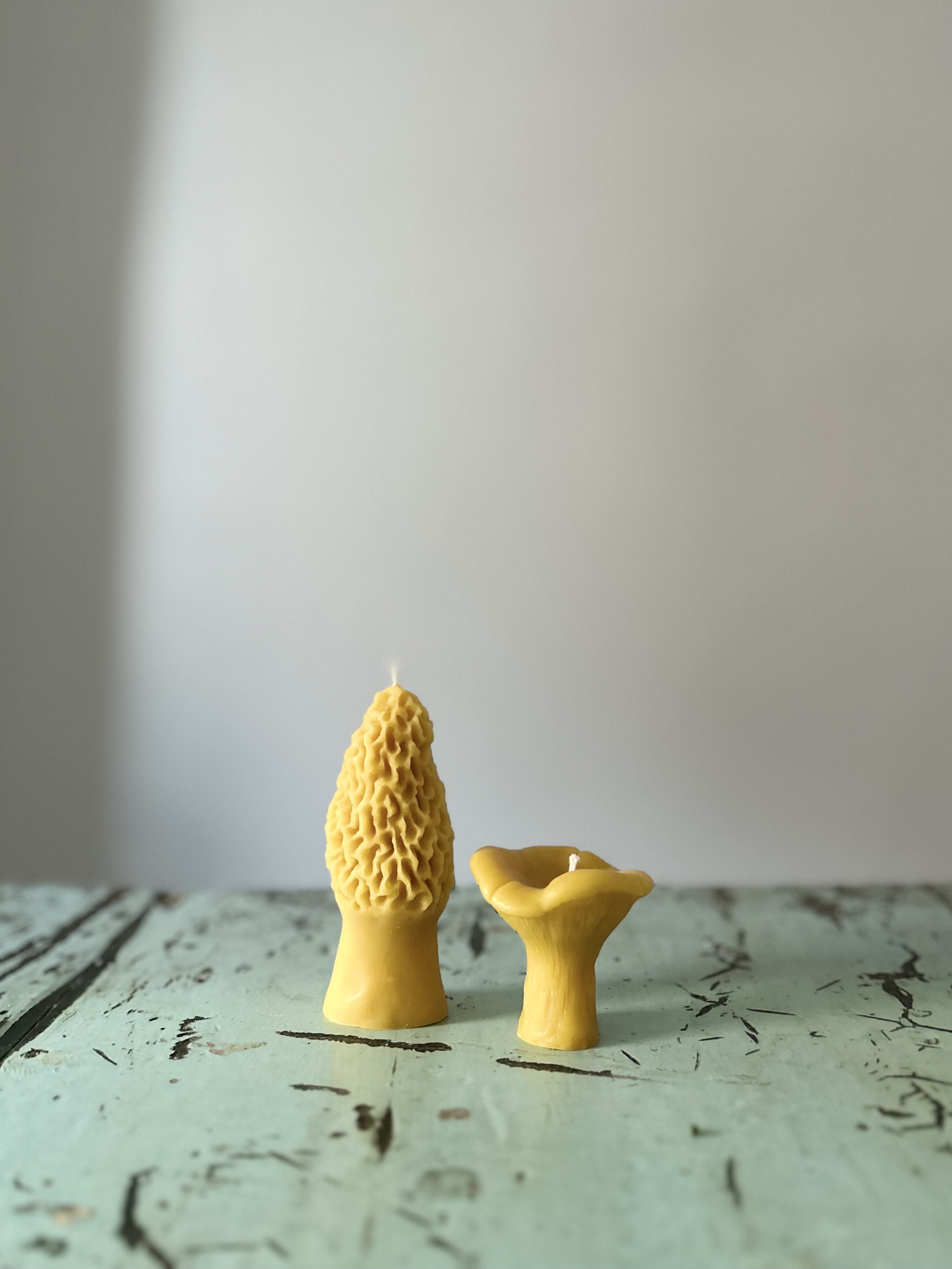 Morel Mushroom Candle 