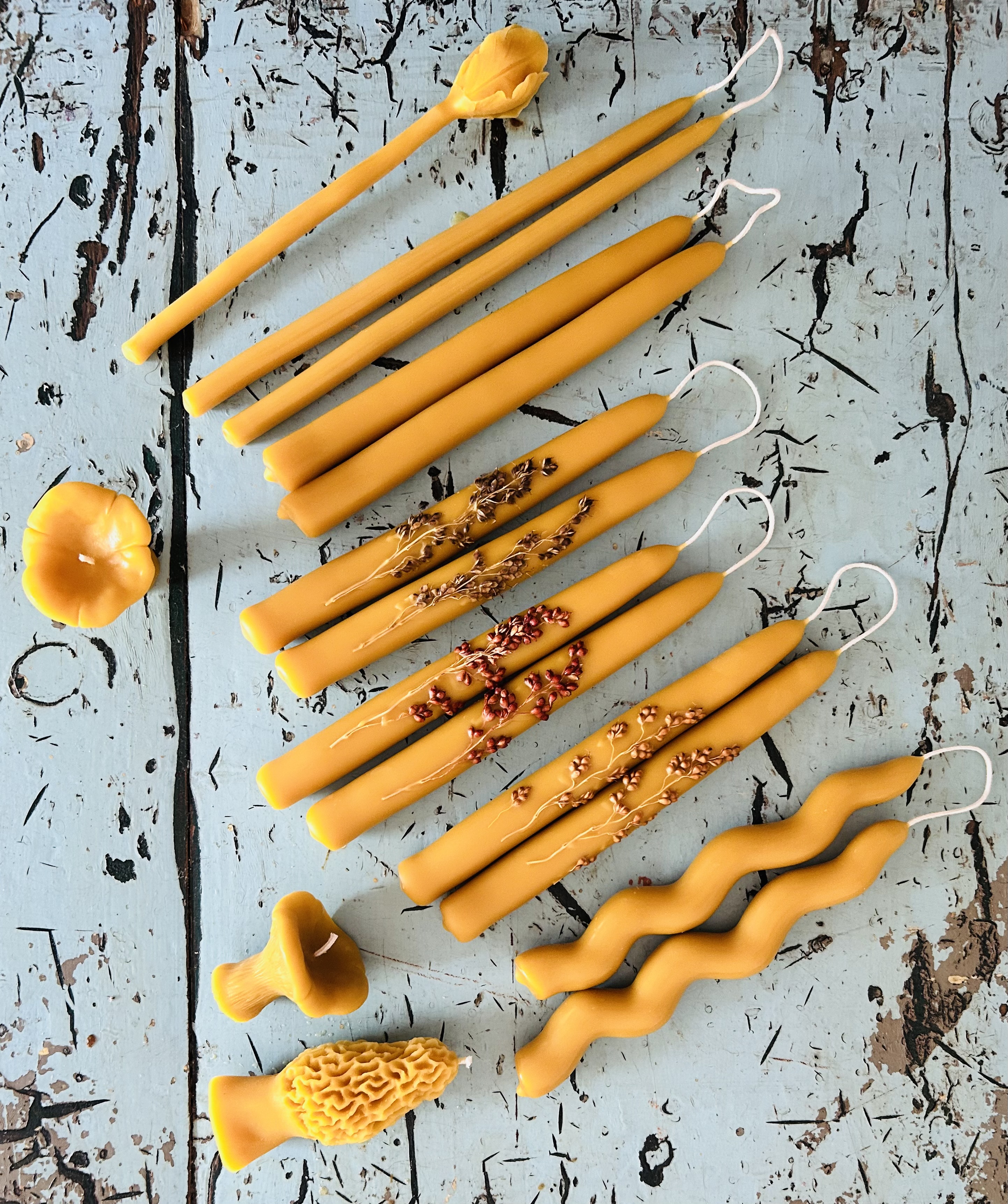 Thin Taper Candle Pair