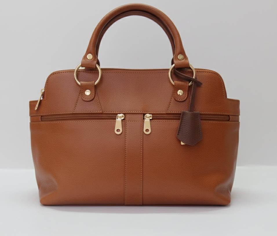 Sac Cabas en cuir marron