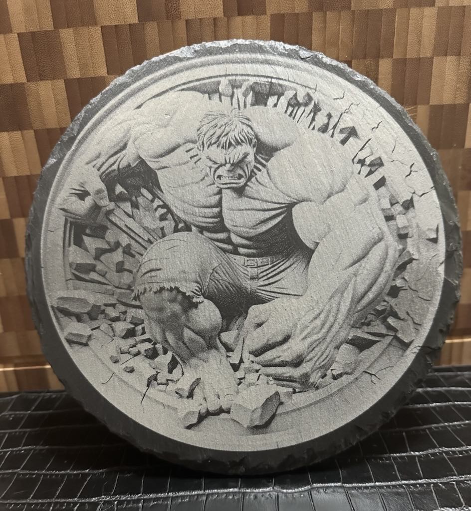 Hulk Engraved Stone