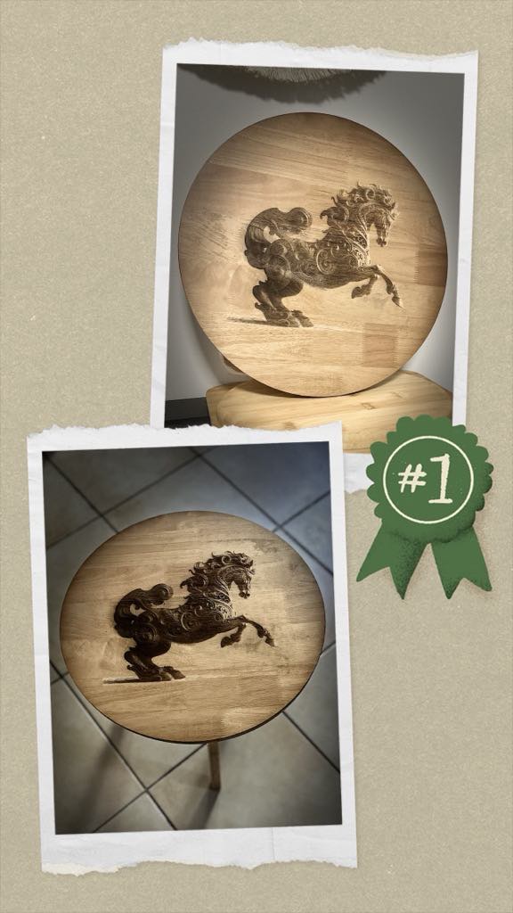 Table de chevet en bois