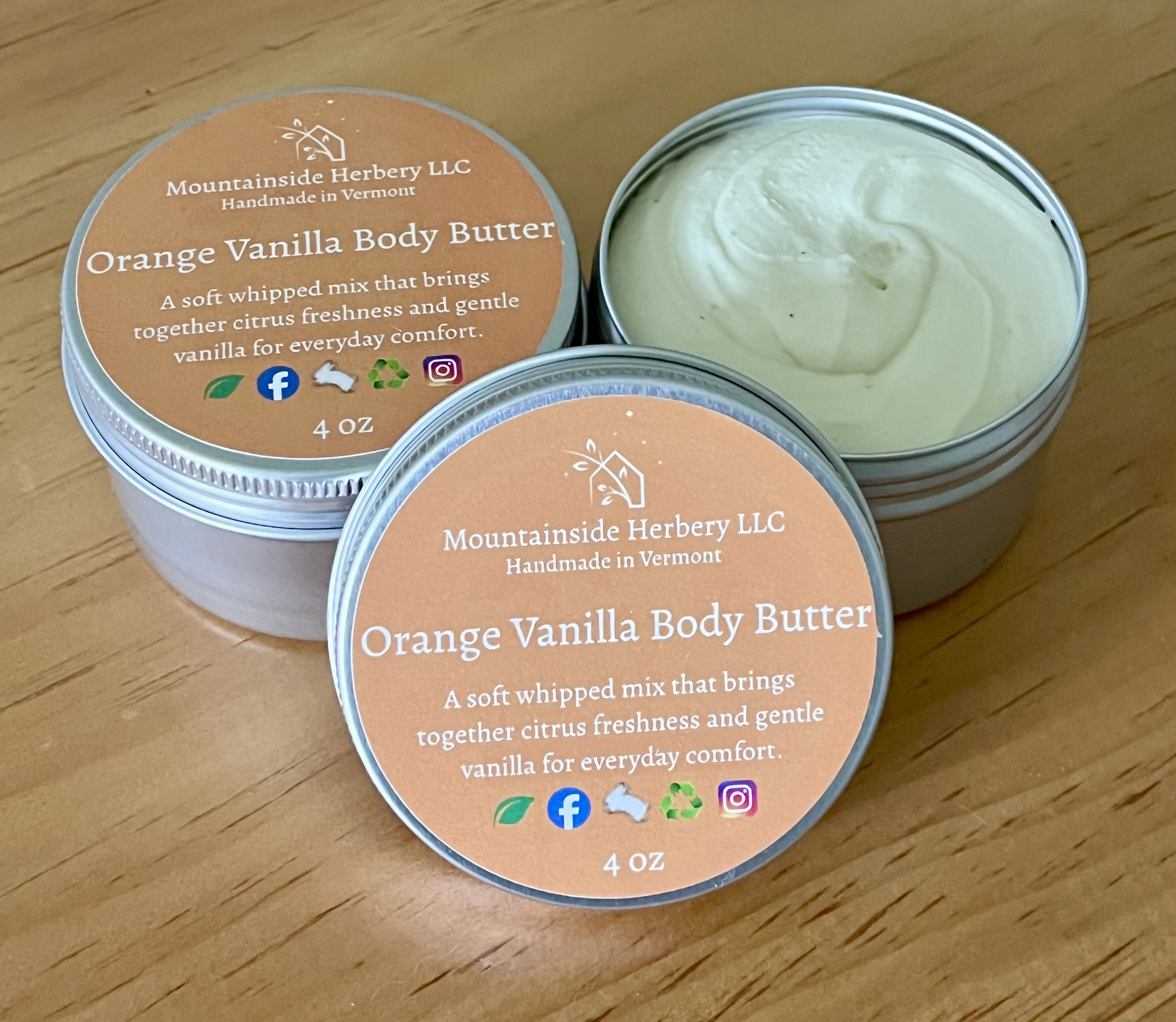 Whipped Orange Vanilla Body Butter