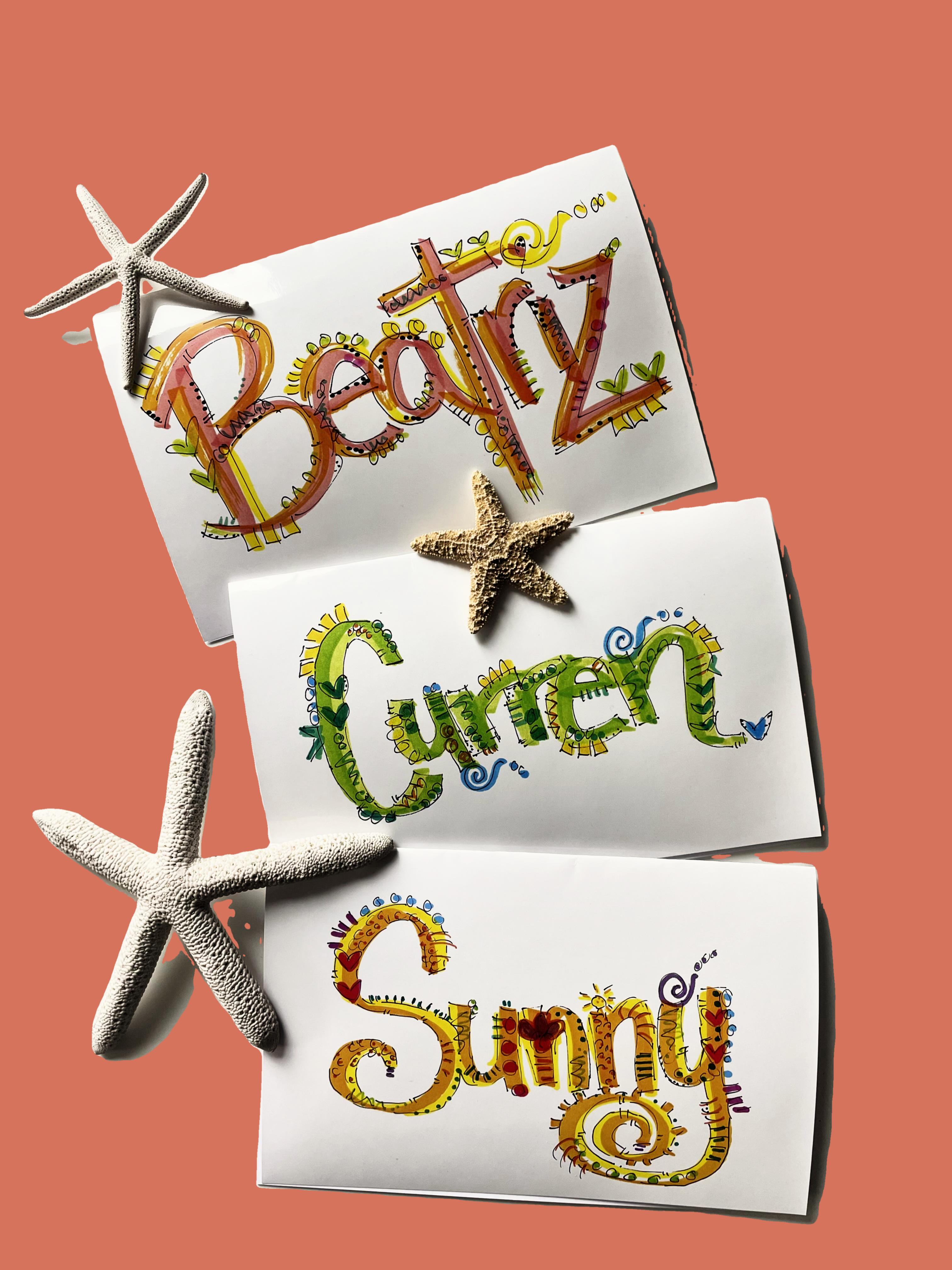 Personalized Name Birthday Card