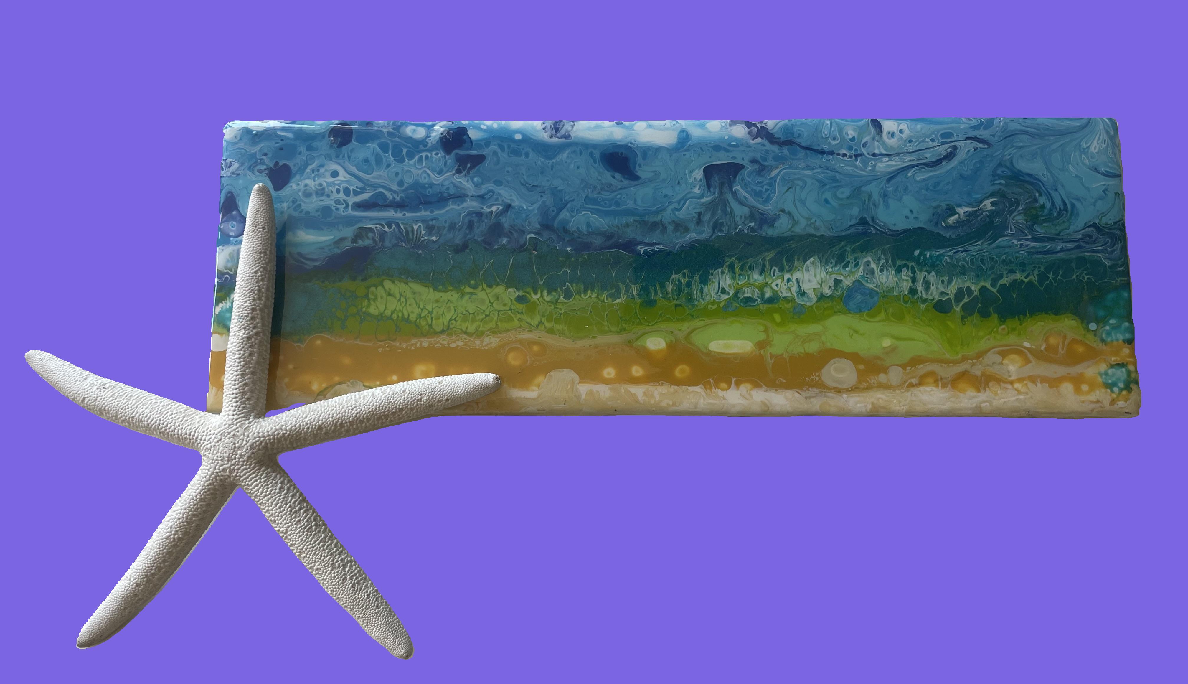 Ocean Wave Resin Art