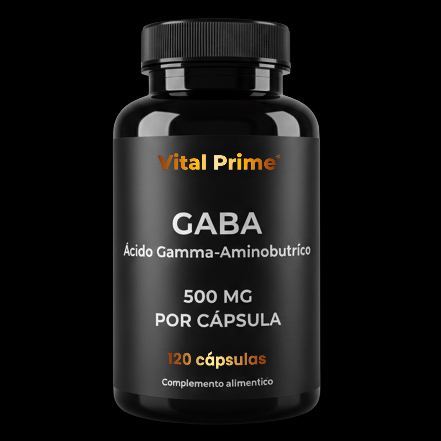 VITAL PRIME GABA 500 mg por Cápsula 120 Cápsulas | GABA suministro para 4 Meses