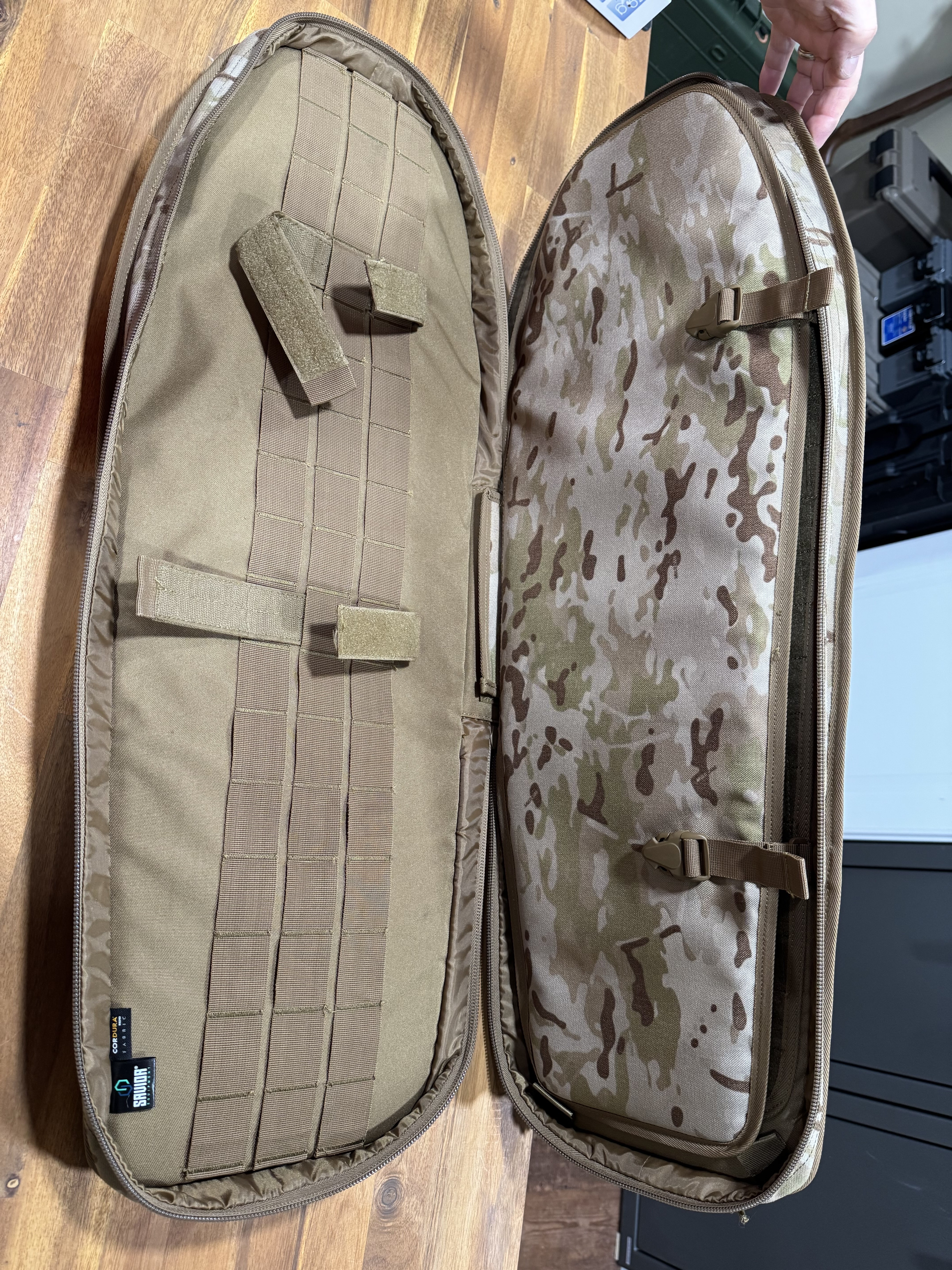 Savior Equipment 34" Coffin Covert Multicam Arid Rifle Case