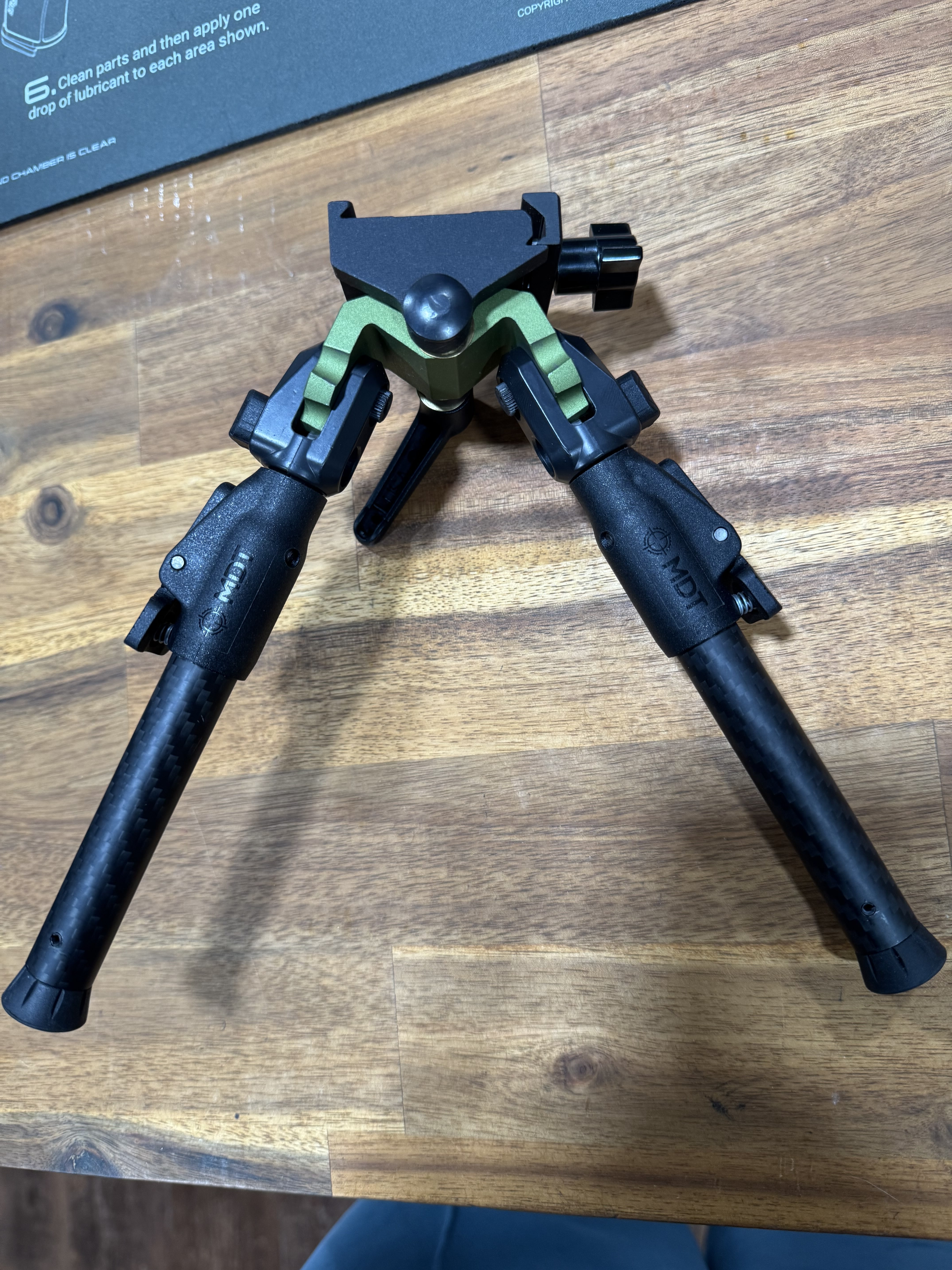 MDT GRND-POD Bipod with RRS Dovetail/ARCA Attachment Head
