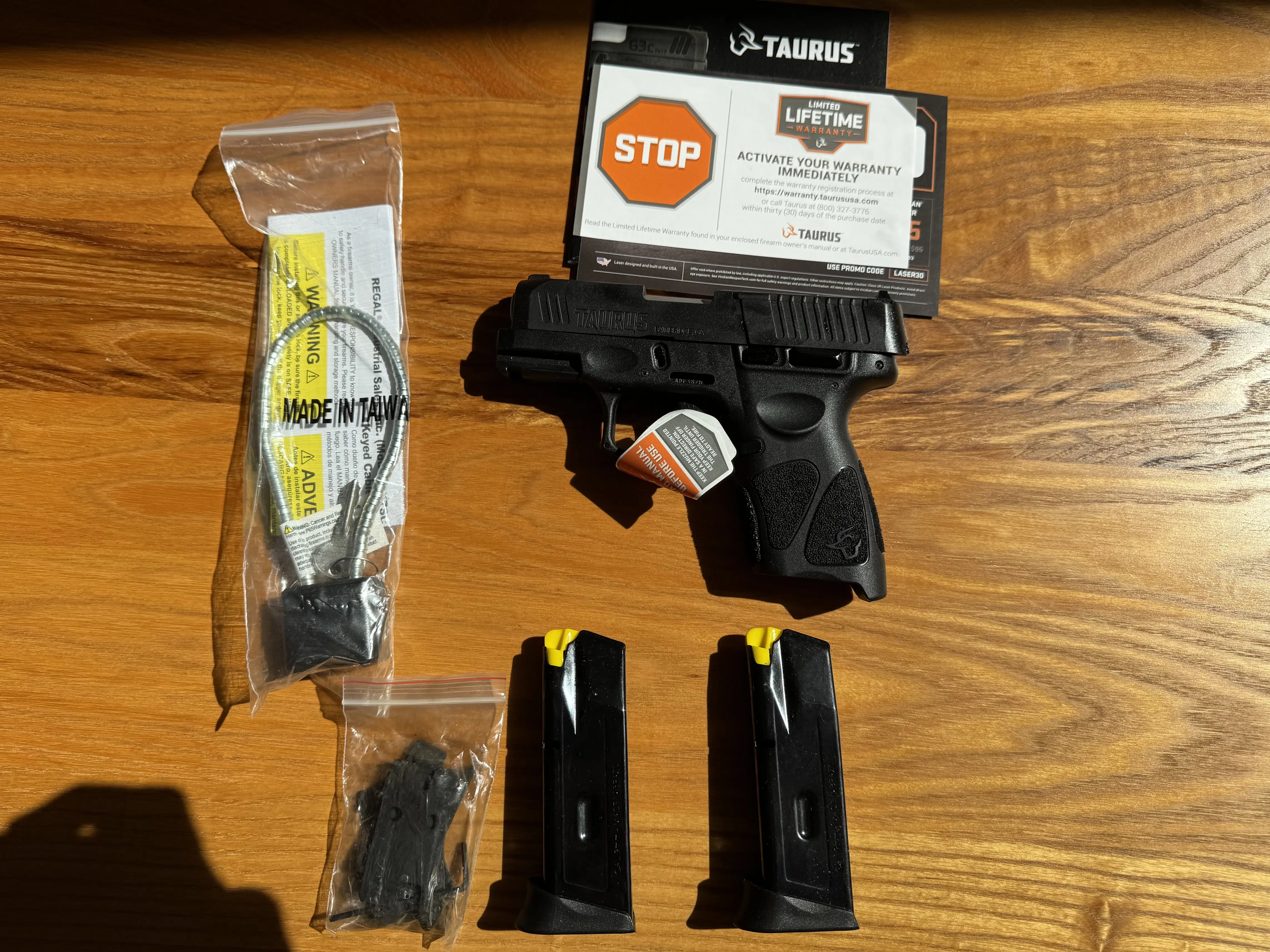 Taurus G3C 9mm Pistol