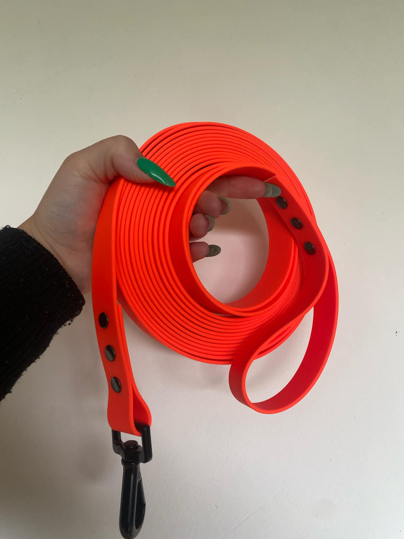 Longe en PVC orange