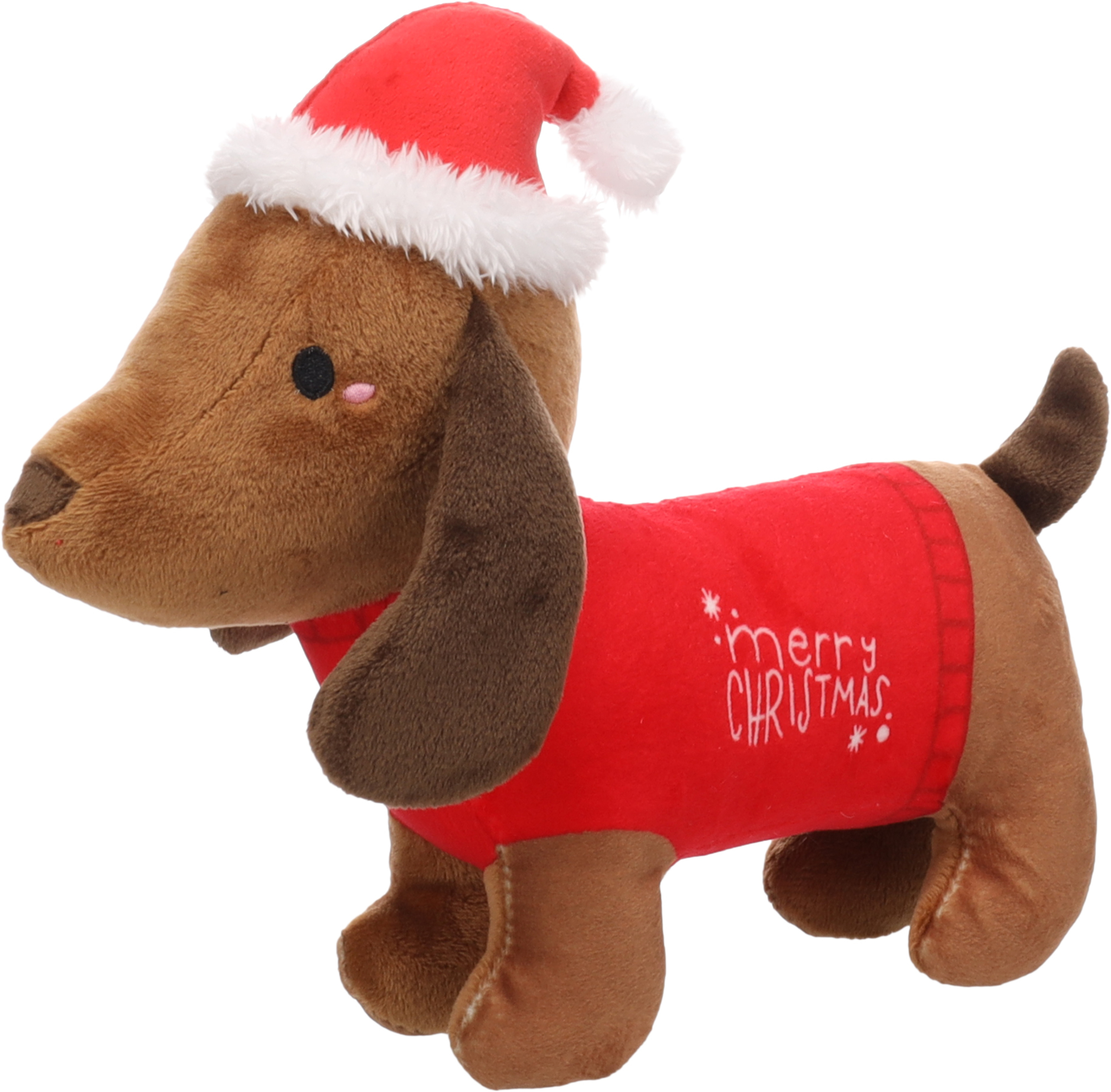 Peluche de Noël Teckel