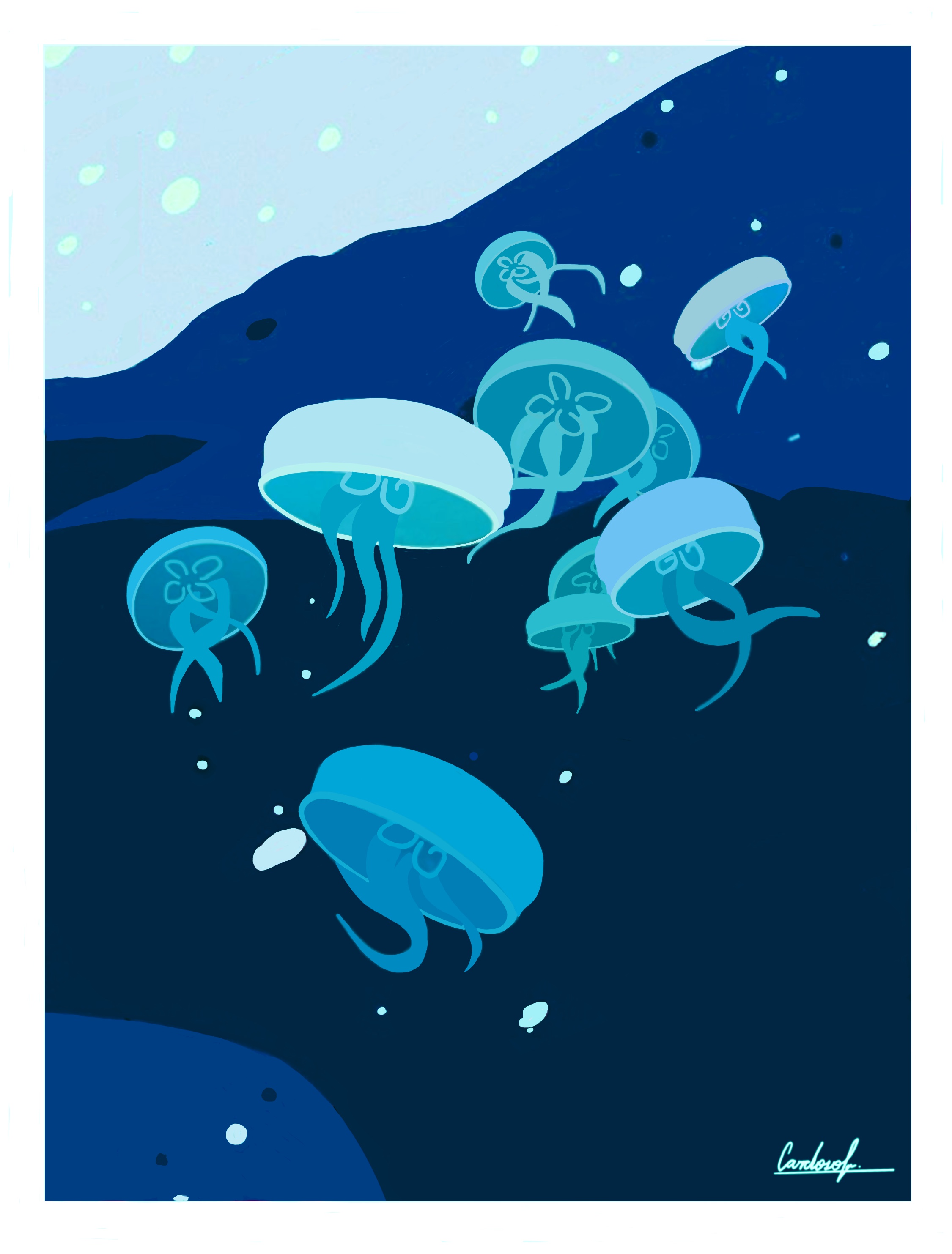 "Neon Jellies" Print