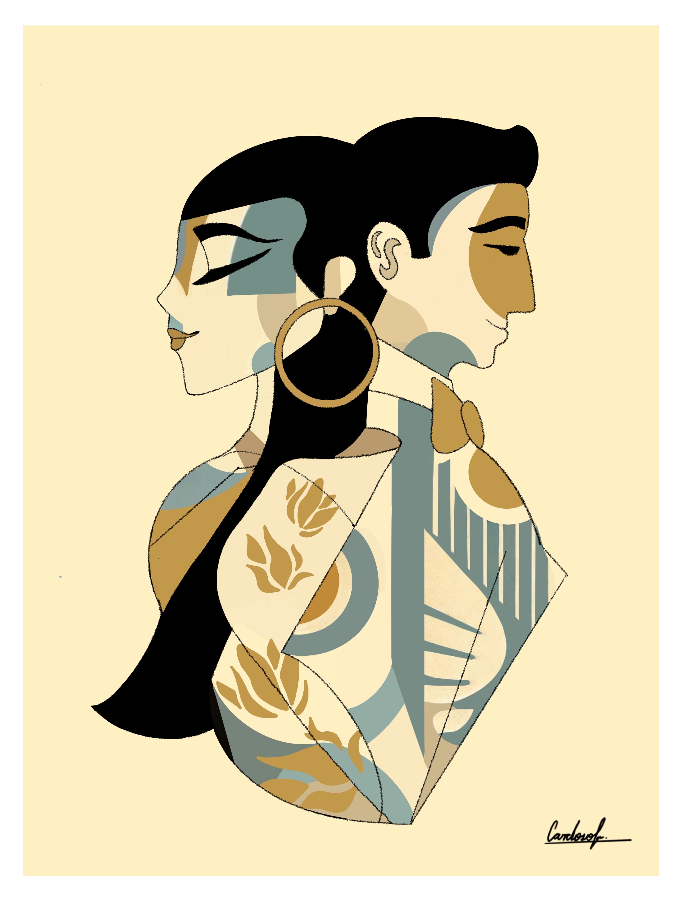 "Echoes of Us" Print