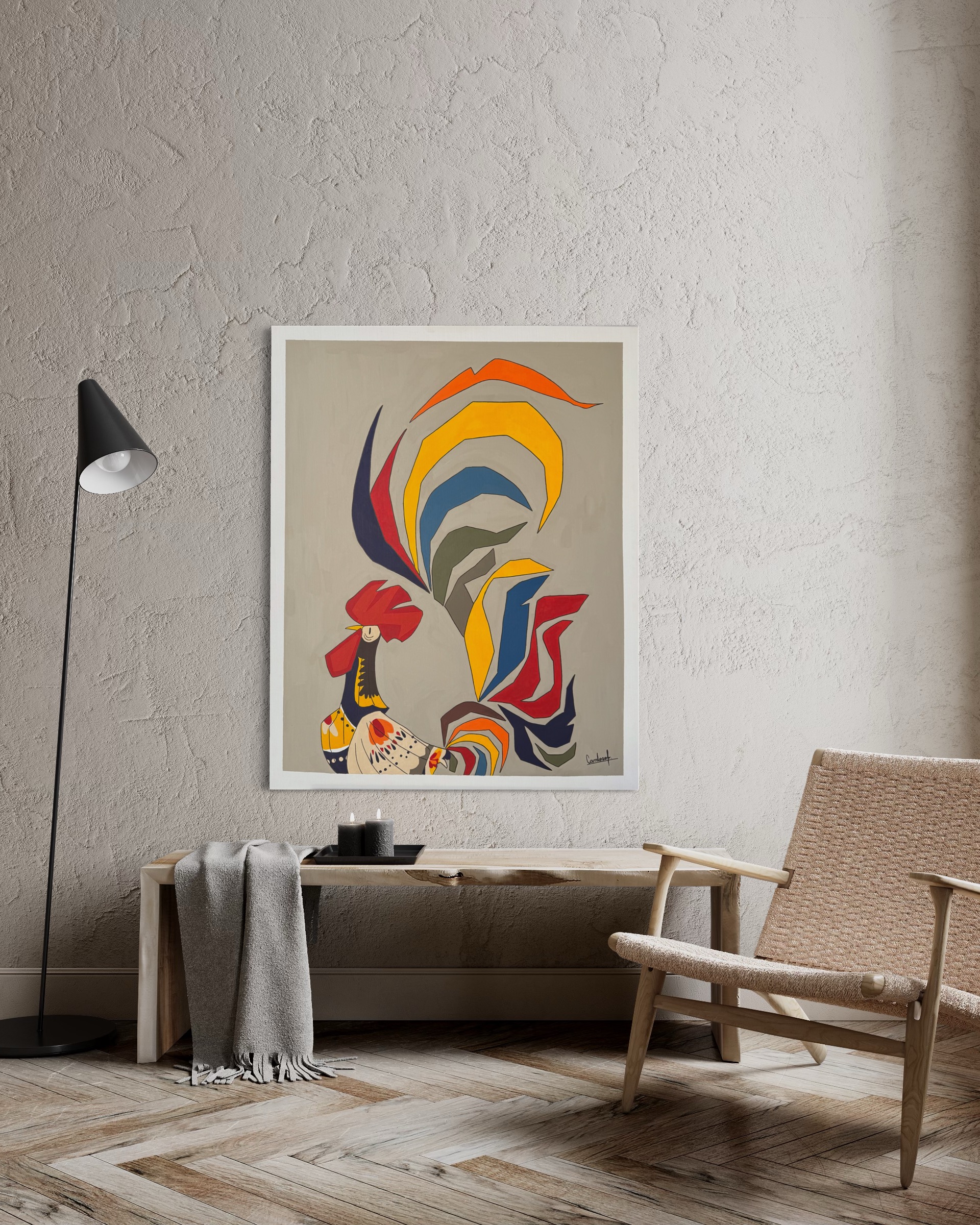 "El Gallo Art Deco"