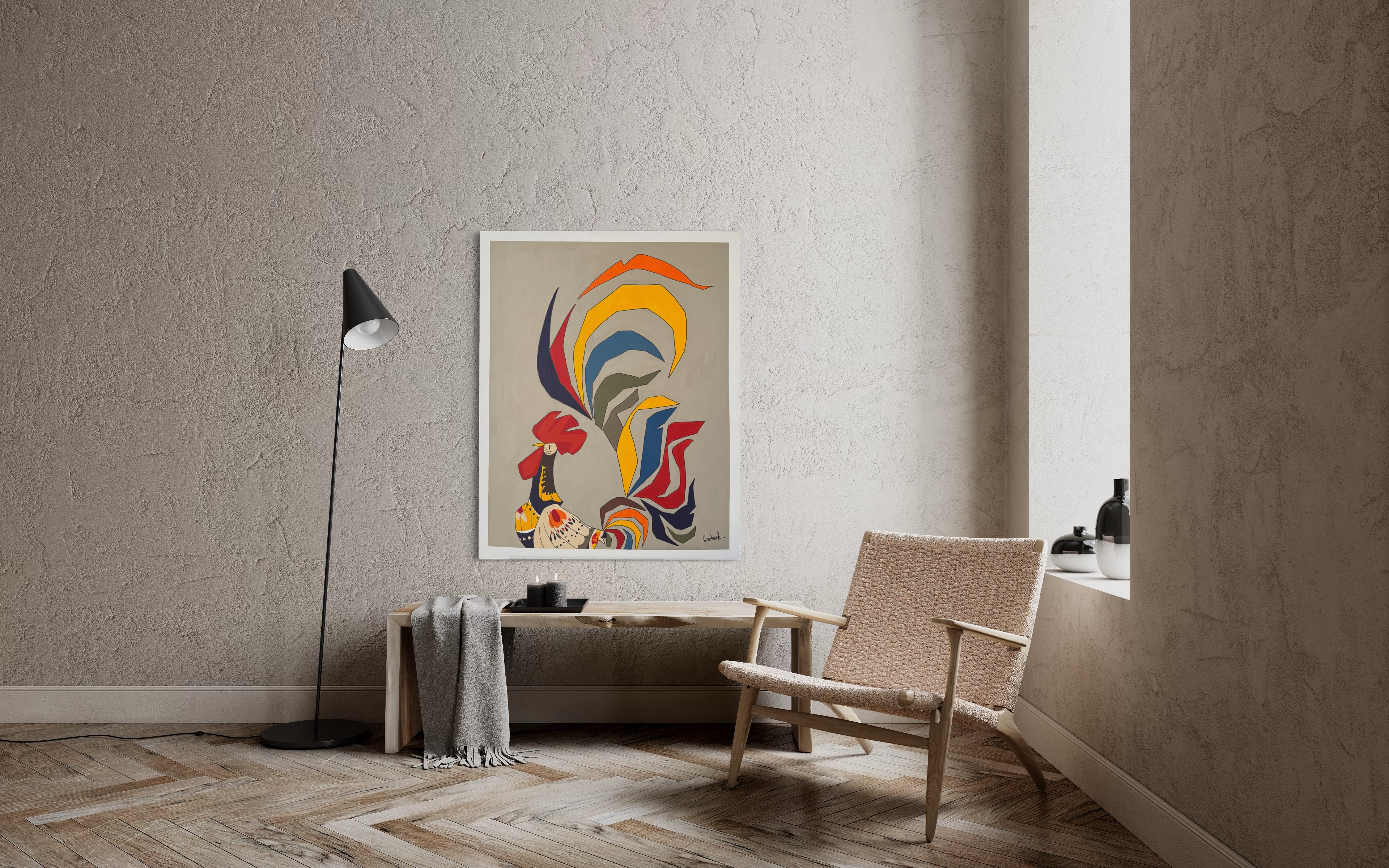 "El Gallo Art Deco"