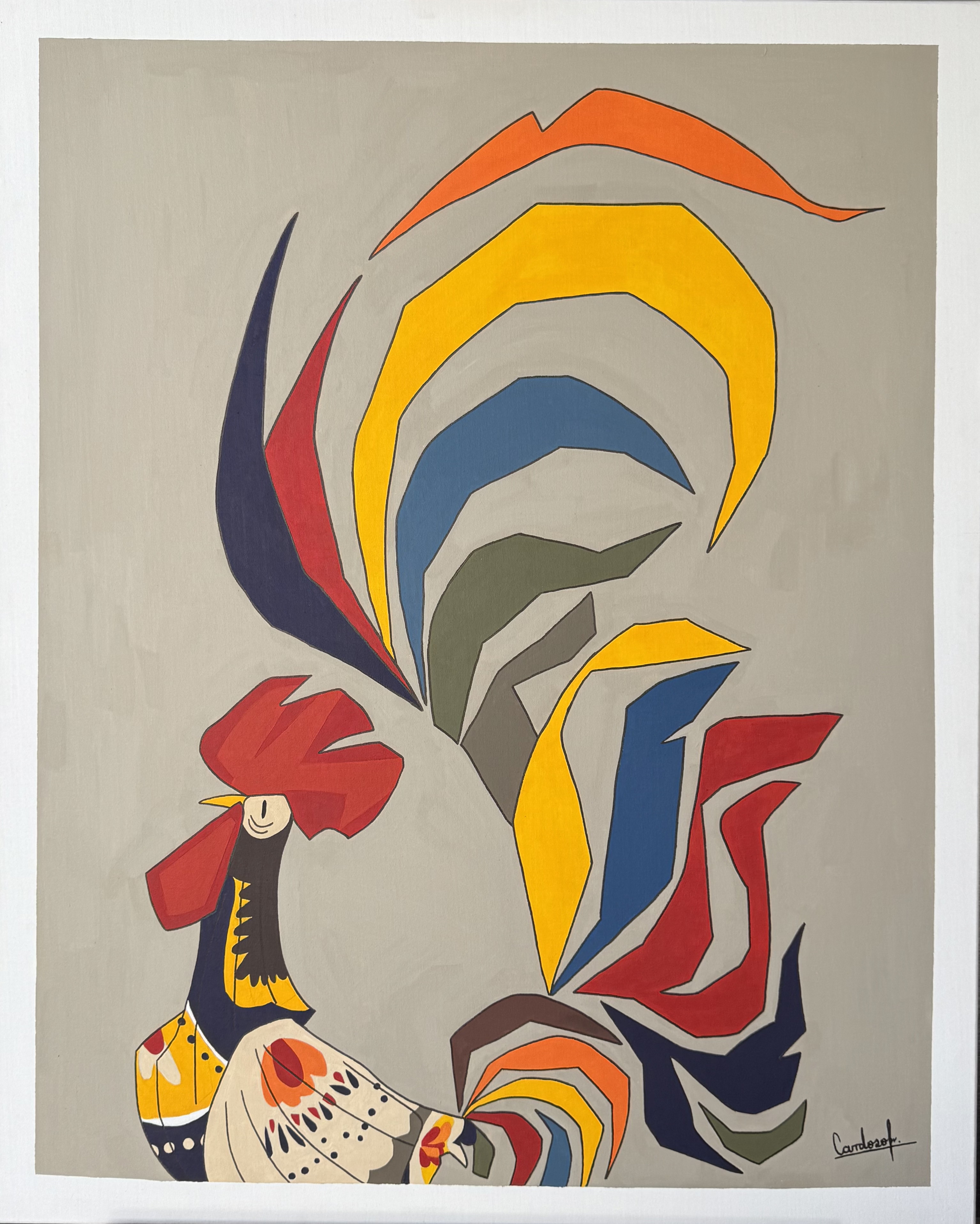 "El Gallo Art Deco"