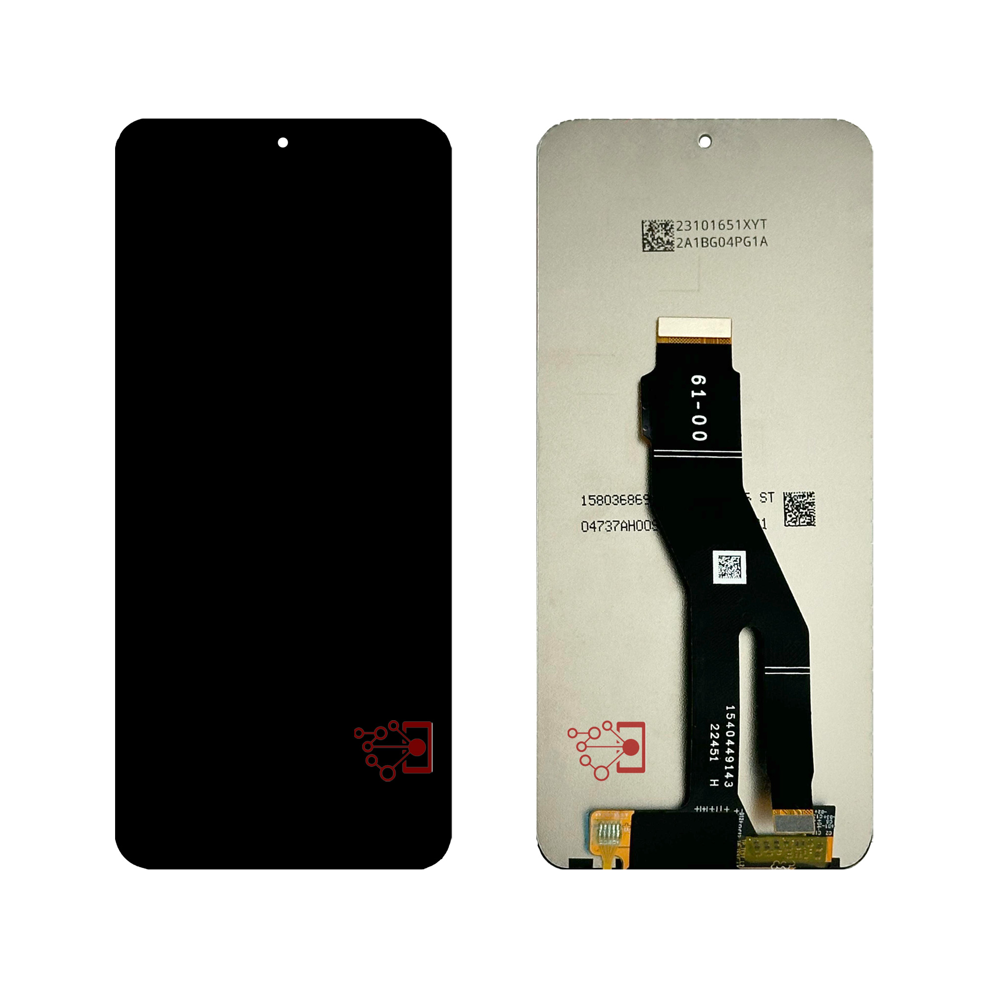 Repuesto de display HUA X8A  negro tipo orig