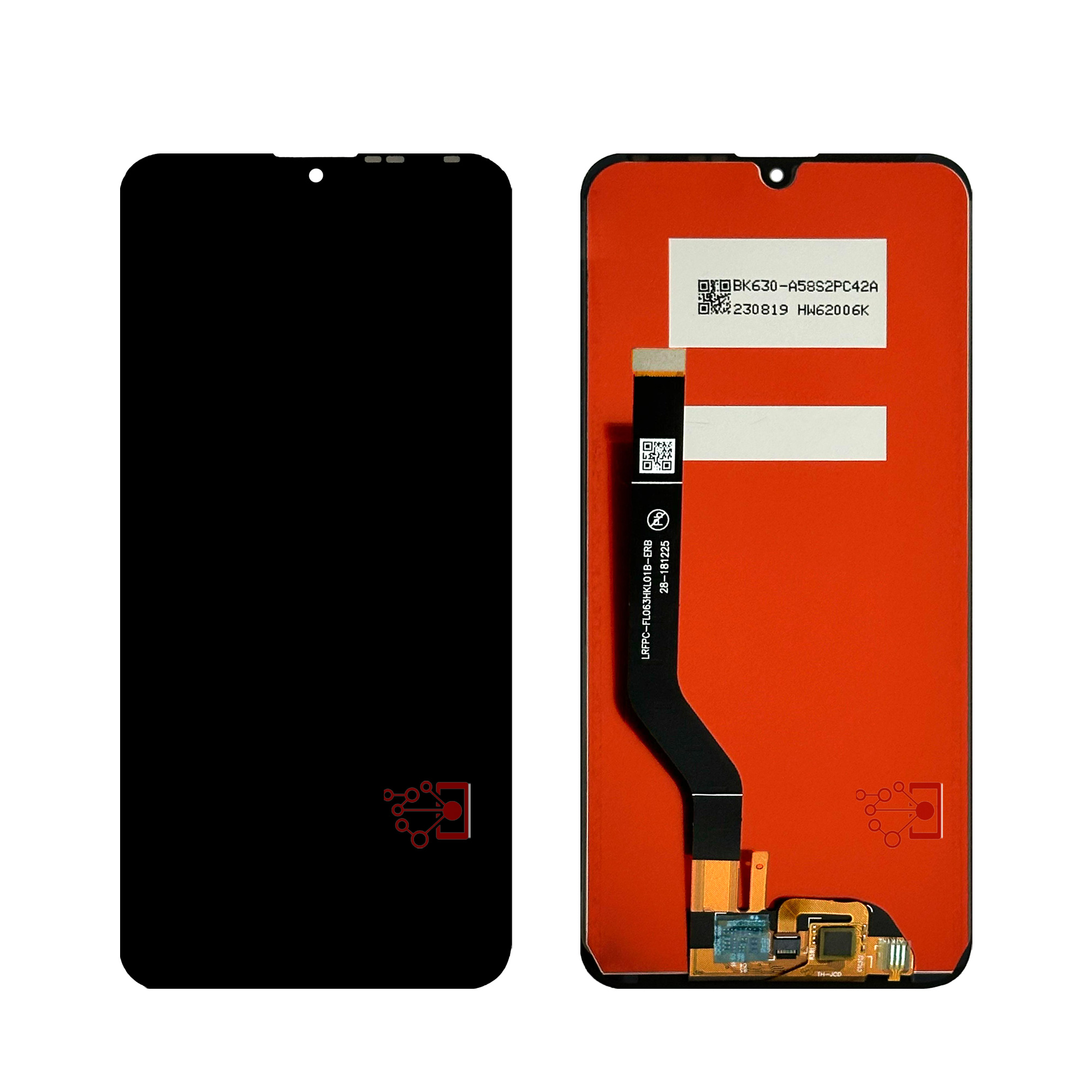 Repuesto de display HUA Y7 2019 NEGRO TIPO ORIG 