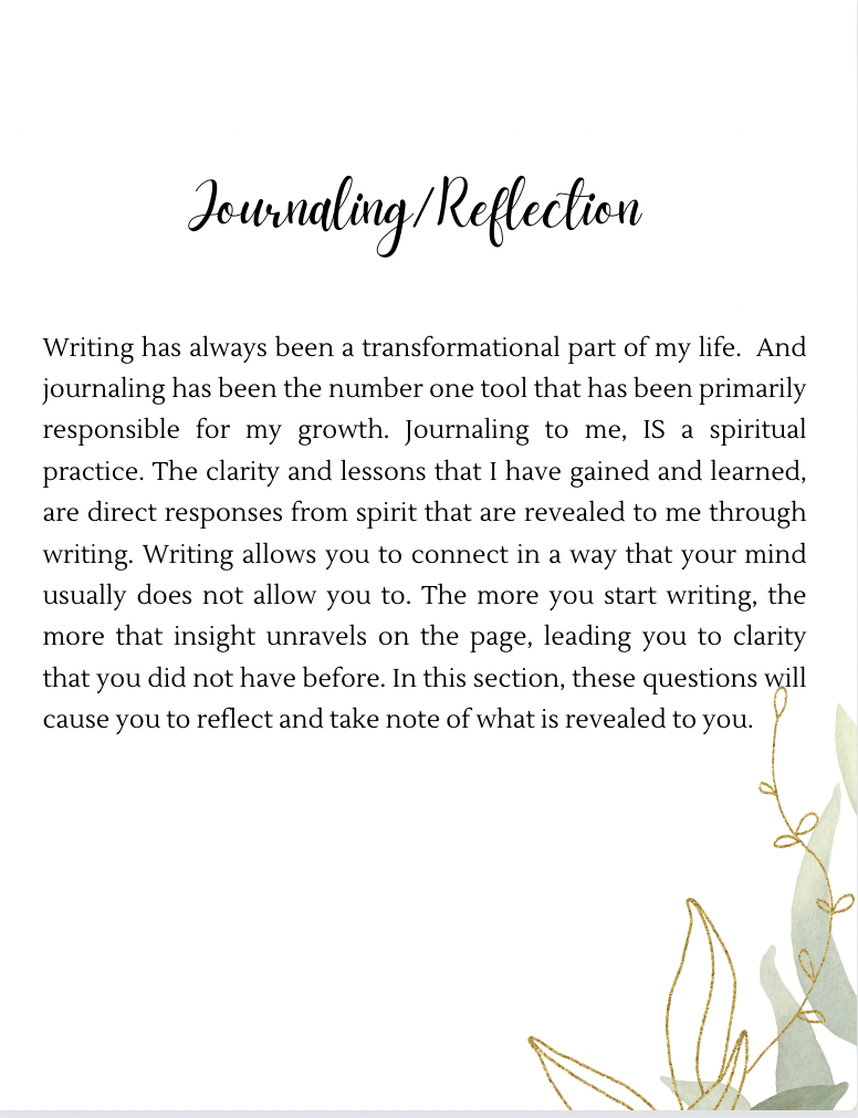 Sovereign Saga Life Purpose Journal/Workbook