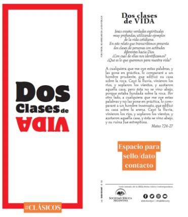 Selección Dos clases de vida X250