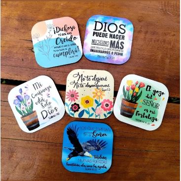 IMANES SUBLIMADOS 6 X 6