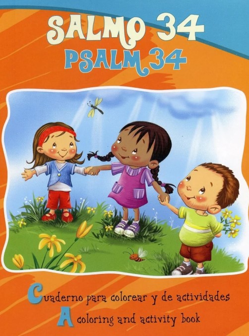Salmo 34 Libro de Colorear Bilingüe