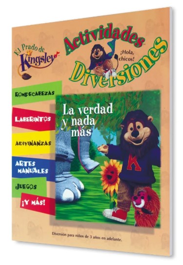 Libro Bíblico Para Colorear Niños Kingsley La Verdad y Nada más