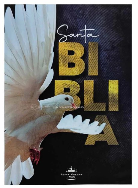 Biblia Reina Valera 1960 Misionera paloma rústica letra 9 puntos