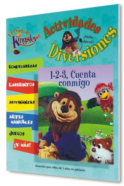 Libro Bíblico Para Colorear Niños Kingsley 123 Cuenta Conmigo