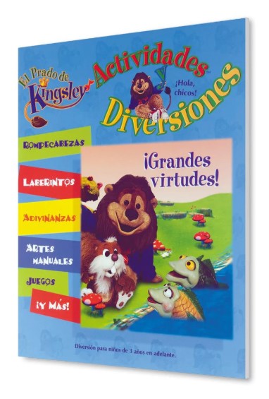 Libro Bíblico Para Colorear Niños Kingsley Grandes Virtudes
