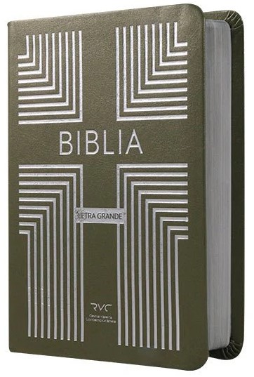 BIBLIA REINA VALERA 1960 LETRA 10p  TAPA PU CONCORDANCIA VERDE MARRON