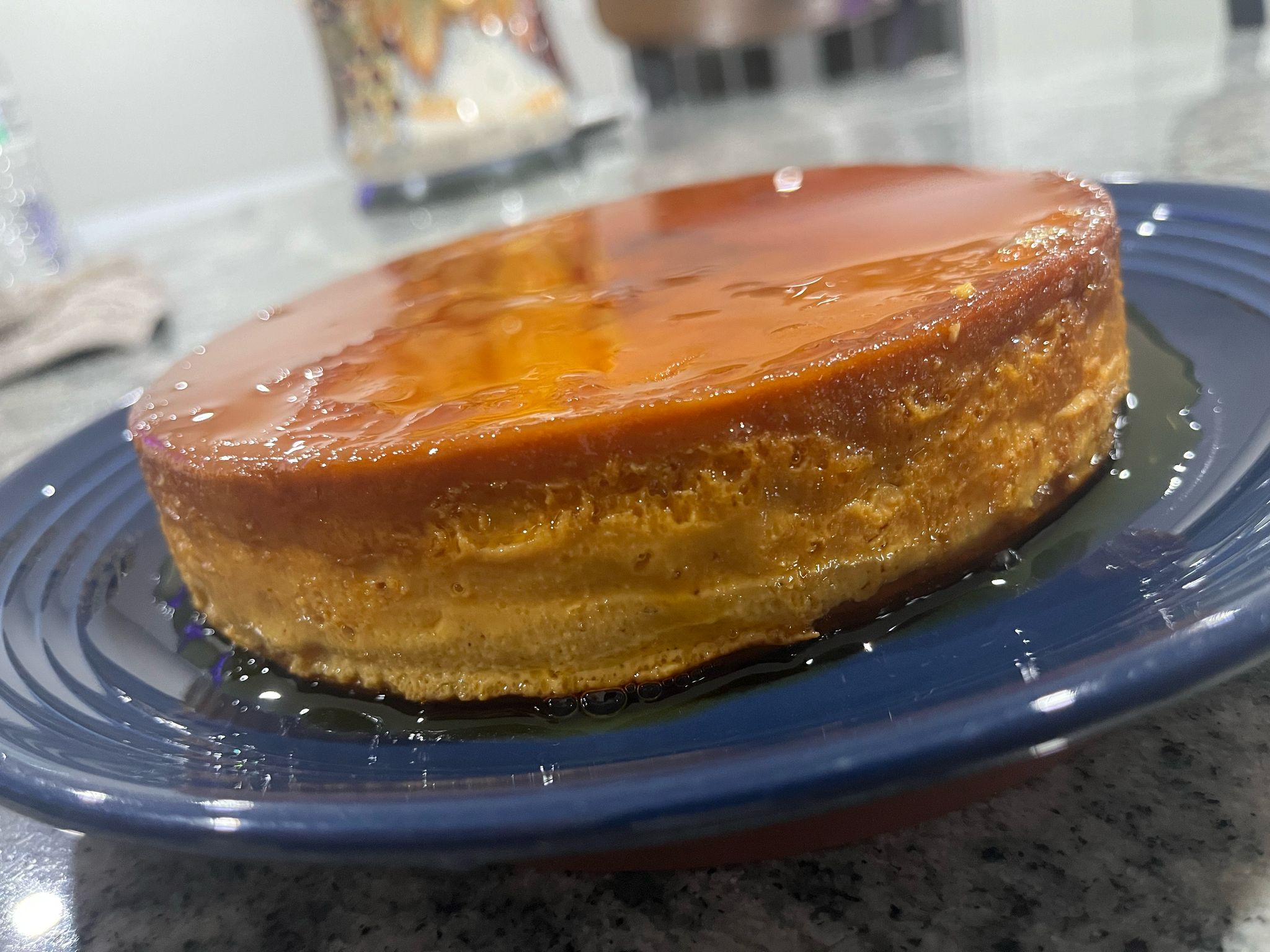 "Golden Caramel Flan"