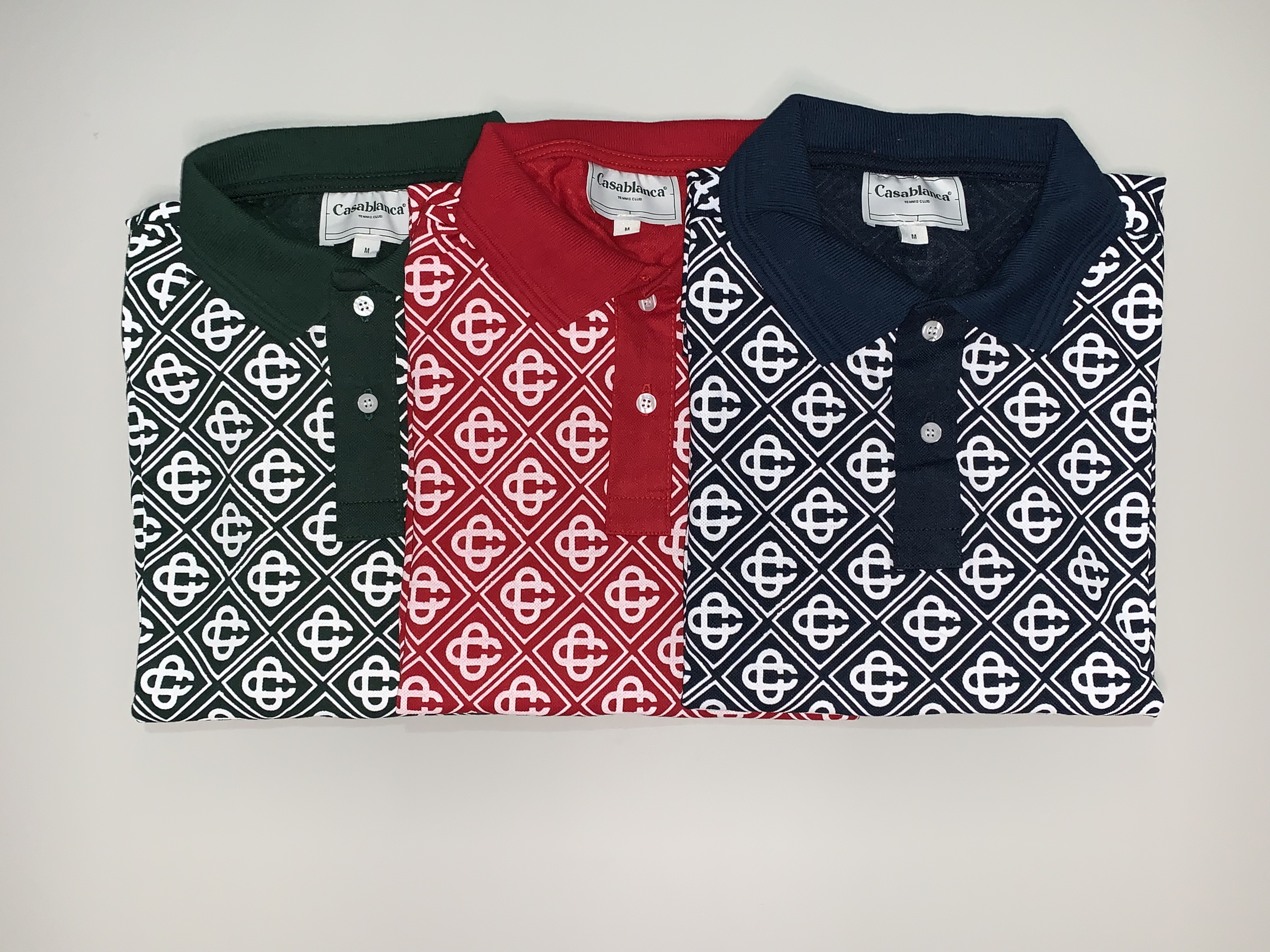 Polo monograma, casablanca