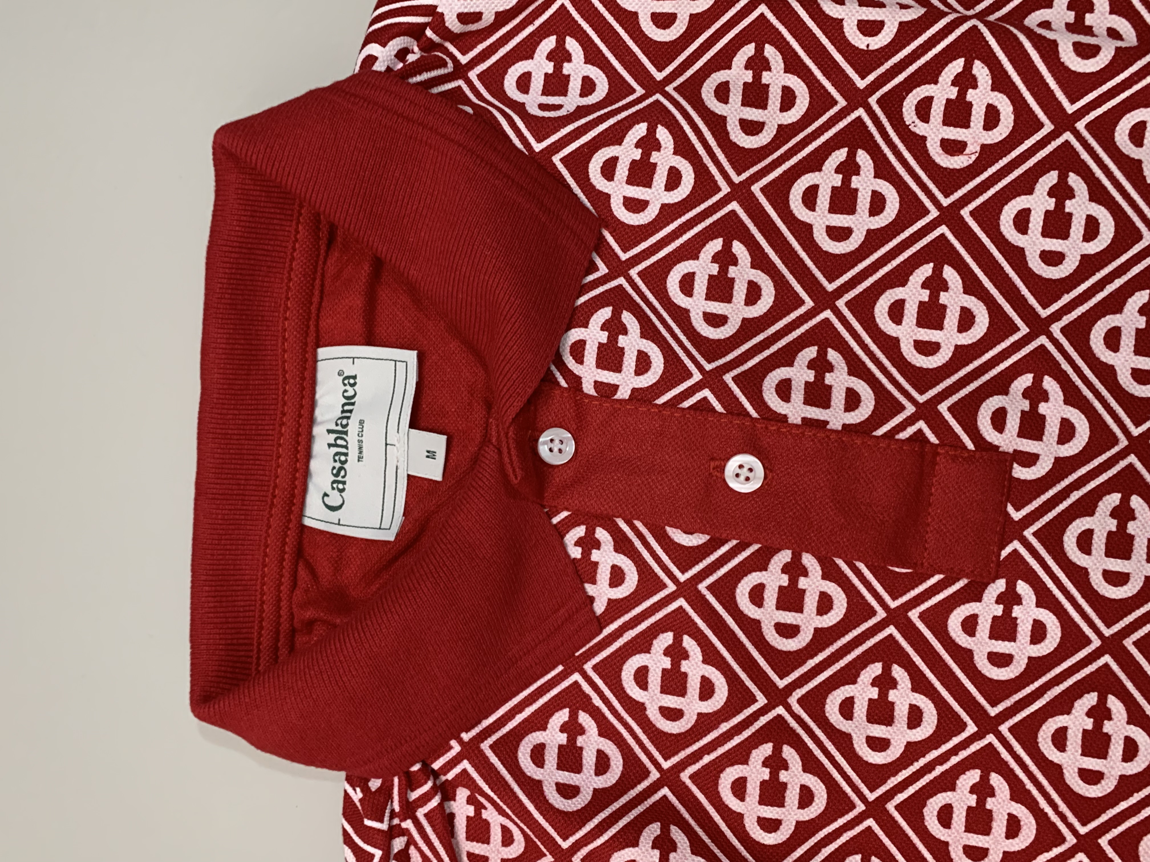 Polo monograma, casablanca 