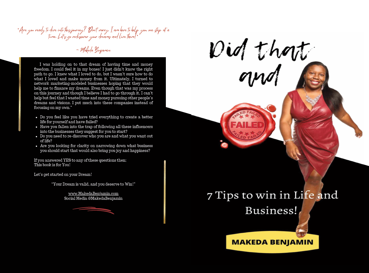 Did that and Failed Book! 