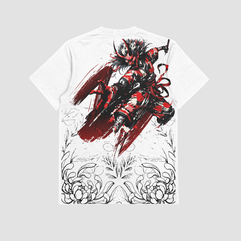 Camiseta com Estampa Artística