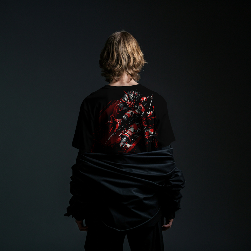 Camiseta com Estampa Artística