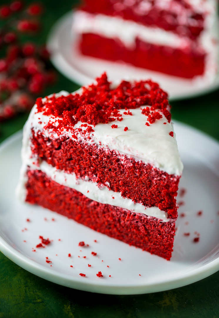 Red Velvet Cheese Frosting Cake