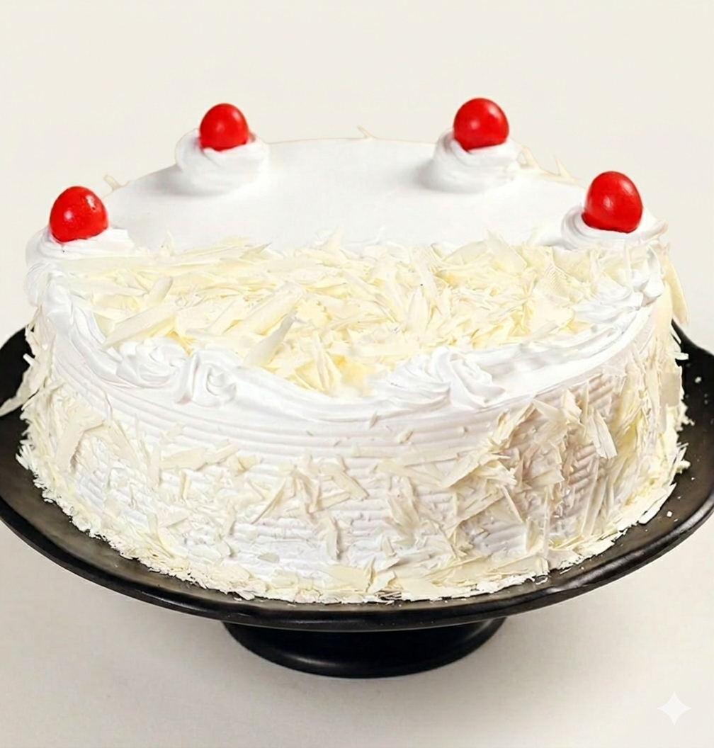 White Forest Cake