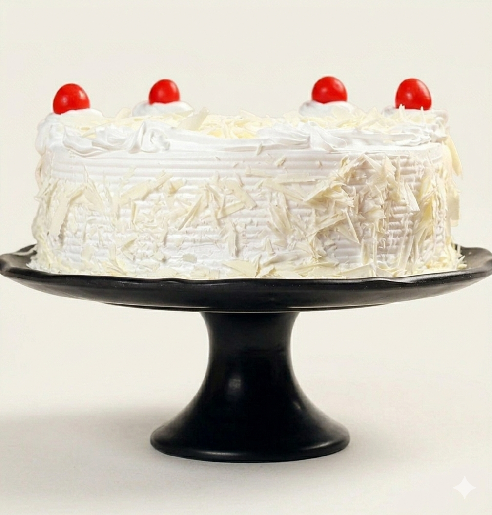White Forest Cake